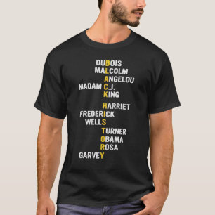 Träumen wie Martin Lead wie Harrie Black History T-Shirt