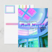 "Träumend von dir..." Mall World Postkarte (Vorne/Hinten)