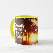 Träumend Von Florida Kaffeetasse (Vorderseite Links)