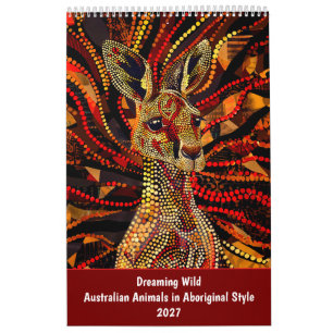 Träumend Wild – Australische Tiere in aboriginaler Kalender