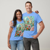 Träumende Blüten: Hypereal Pink Blume Field T - Sh T-Shirt (Unisex)