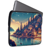 Träumende Küsten Nacht Laptopschutzhülle (Vorne Rechts)