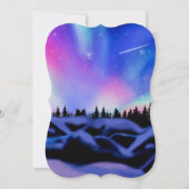 Träumende Lichter Einladung (Rückseite)