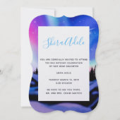 Träumende Lichter Einladung (Vorderseite)