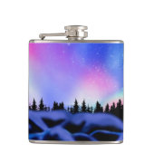 Träumende Lichter Flachmann (Vorderseite)