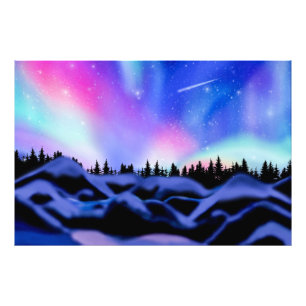 Träumende Lichter Fotodruck