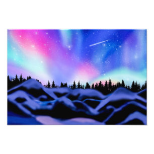 Träumende Lichter Fotodruck