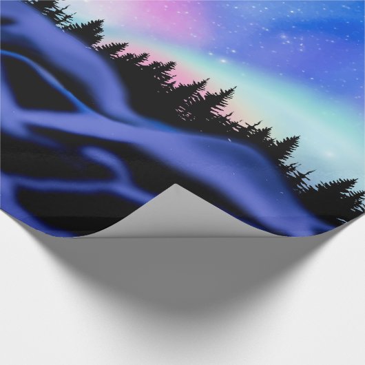 Träumende Lichter Geschenkpapier (Ecke)