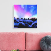 Träumende Lichter Leinwanddruck (Insitu (Wohnzimmer))