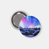 Träumende Lichter Magnet (Vorderseite/Rückseite)