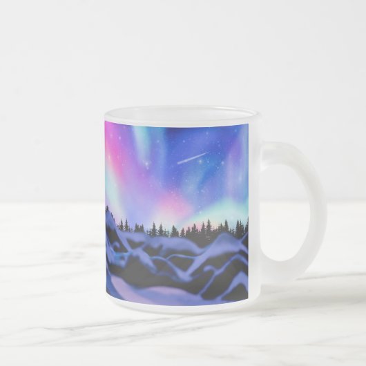 Träumende Lichter Mattglastasse (Rechts)