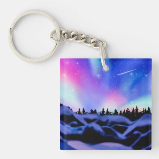 Träumende Lichter Schlüsselanhänger (Vorderseite)