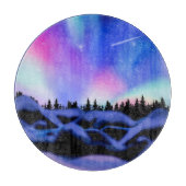 Träumende Lichter Schneidebrett (Vorderseite)