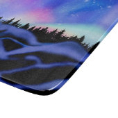 Träumende Lichter Schneidebrett (Ecke)