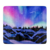 Träumende Lichter Schneidebrett (Vorderseite)