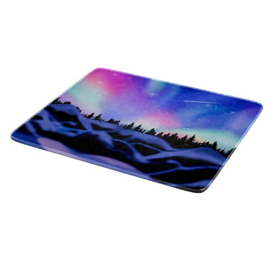 Träumende Lichter Schneidebrett (Ecke)