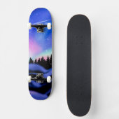 Träumende Lichter Skateboard (Vorderseite)