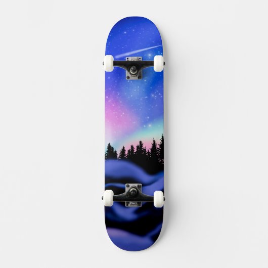 Träumende Lichter Skateboard (Vorderseite)