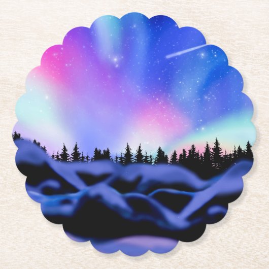 Träumende Lichter Untersetzer (Vorderseite)