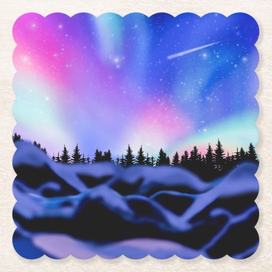 Träumende Lichter Untersetzer (Vorderseite)