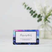 Träumende Lichter Visitenkarte (Stehend Vorderseite)