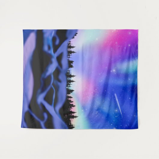 Träumende Lichter Wandteppich (Vorderseite (Horizontal))