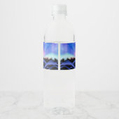 Träumende Lichter Wasserflaschenetikett (Rückseite)