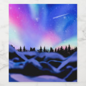 Träumende Lichter Weinetikett (Einzelnes Label)