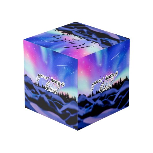 Träumende Lichter Würfel (Rückseite Schrägansicht)