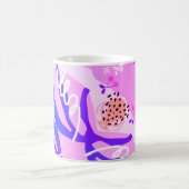 Träumende Lila Abstrakte Tasse (Mittel)