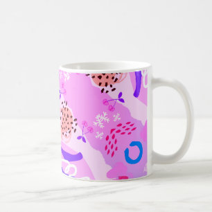 Träumende Lila Abstrakte Tasse