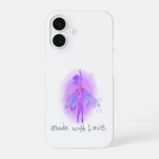 Träumende lila Fee – Sanfte rosa und lavendelfarbe iPhone 16 Hülle