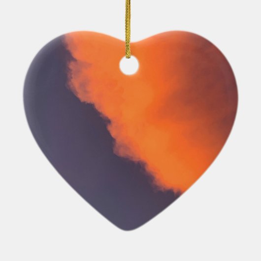 Träumende, magische Wolken in traumhaften, magisch Keramik Ornament (Hinten)