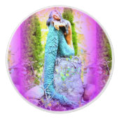 träumende Meerjungfrau Keramikknauf (Vorderseite)