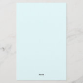Träumende Minzwiese Briefpapier (Rückseite)