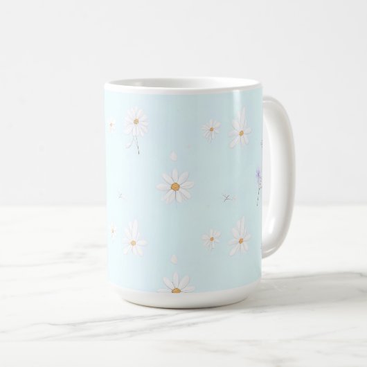 Träumende Minzwiese Kaffeetasse (VorderseiteRechts)