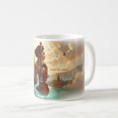 Träumende Musik Muse Tasse (VorderseiteRechts)