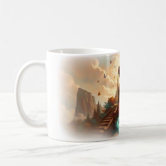 Träumende Musik Muse Tasse (Links)