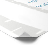 Träumende Nächte mit Ferkel und Mond Poster (Ecke)