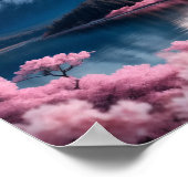 Träumende Ruhe und Fantasie der Springtime Poster (Ecke)