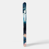 Träumende Wolkenmuster mit weichen Blues und Pinks Case-Mate iPhone Hülle (Rückseite / Links)