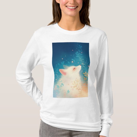 Träumender Fuchsgeist T-Shirt (Vorderseite)