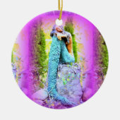 träumender Meerjungschmuck Keramik Ornament (Vorne)