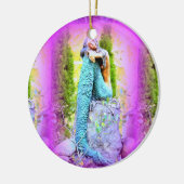 träumender Meerjungschmuck Keramik Ornament (Links)