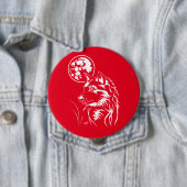 Träumender Wolf Button (Beispiel)