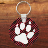 Träumender Wolf Schlüsselger Schlüsselanhänger (Vorderseite)