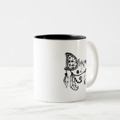 Träumer Dreamcatcher Zweifarbige Tasse (VorderseiteRechts)