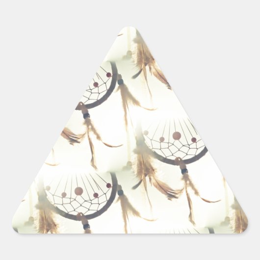 Träumer Dreieckiger Aufkleber (Vorderseite)