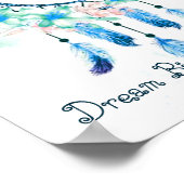 Träumer für personalisierte Kinder Poster (Ecke)