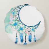 Träumer für personalisierte Kinder Rundes Kissen (Rückseite)